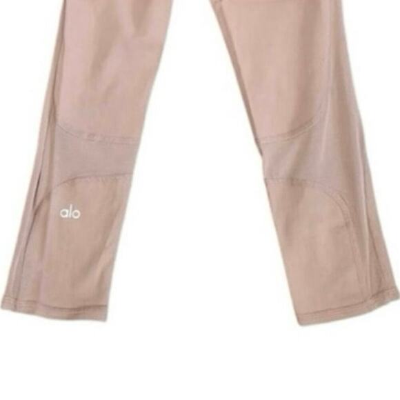 NWT Alo Yoga High Waist Coast Capri Leggings Mesh Size Small Smoky Quartz - Picture 5 of 7